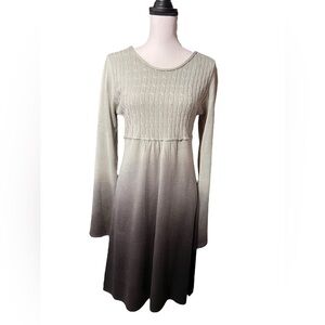 Elegant Max and Cleo Ombre Knit Dress, size L